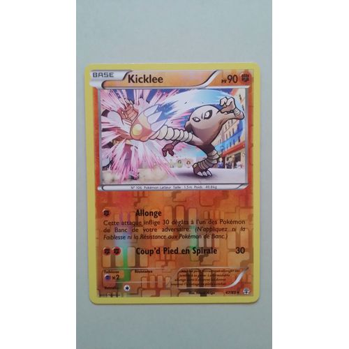 Kicklee 47/83 Rare Reverse Série Générations