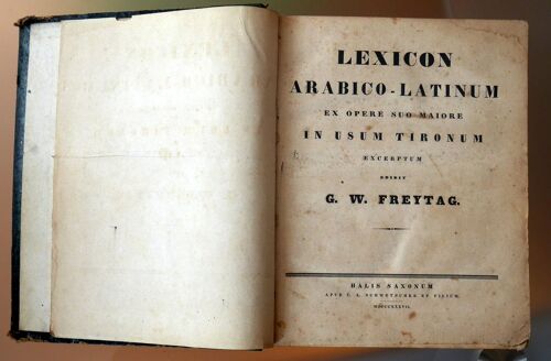 Lexicon Arabico-Latinum Ex Opere Suo Maiore In Usum Tironum Excerptum