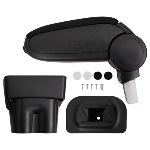 Vidaxl Accoudoir De Voiture Noir 17x32x(35,5-52) Cm Abs