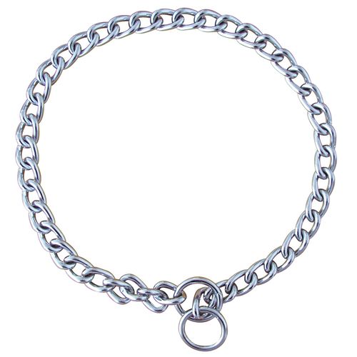 Collier Étrangleur En Métal Gourmette Zolux Longueur 80 Cm