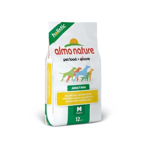 Croquettes Almo Nature Holistique Pour Chien Adulte Taille Moyenne Sac 12 Kg Agneau Et Riz