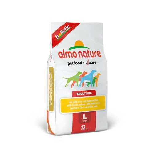 Croquettes Almo Nature Holistique Pour Chien Adulte, Grande Taille Sac 12 Kg Agneau Et Riz