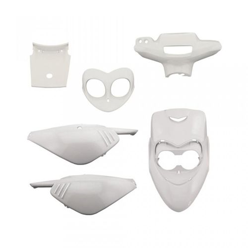 Kit Carénage One Pour Scooter Mbk 50 Rocket Blanc Perlé Neuf
