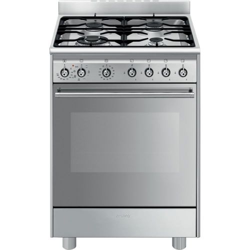 Smeg - Cuisinière gaz SX61GM - Gris