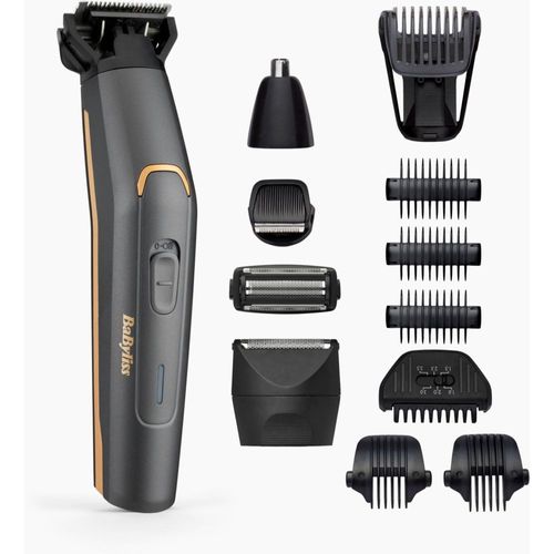 Tondeuse Homme Multi Usages Babyliss Graphite Precision 12 En 1 Mt987e Noir