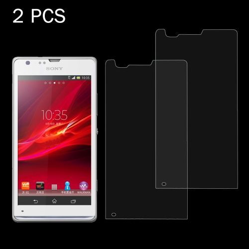 Lot De 2 : 0.26mm 9h 2,5d Film Verre Anti Explosion Sony Xperia Sp / M35h