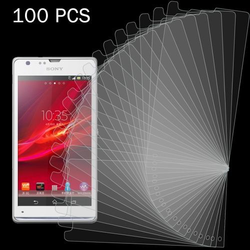 Lot De 100 : 0.26mm 9h 2,5d Film Verre Anti Explosion Sony Xperia Sp / M35h