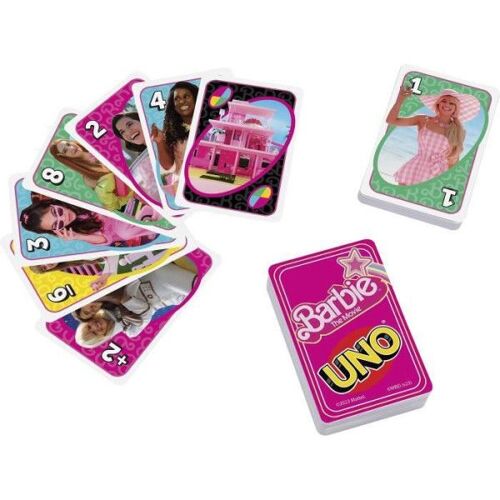 Jeu De Cartes Uno Barbie Le Film - Barbie - Pour Toute La Famille - 7 Ans Et Plus