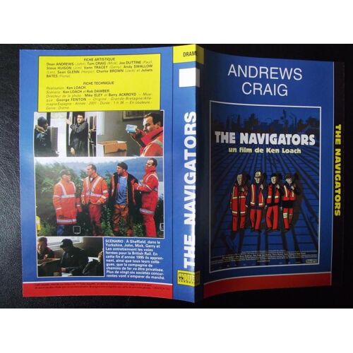  Jaquette Du Film.The Navigators(2001).Réalisation.Ken Loach Avec Dean Andrews,Tom Craig,Joe Duttine,Steve Huison,Venn Tracey Andy Swallow