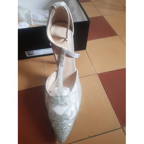 Escarpin Sequin Argent - 37