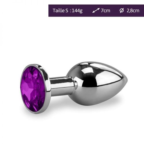 Plug Métal Bijou Anal Rosebud M - 9 Coloris