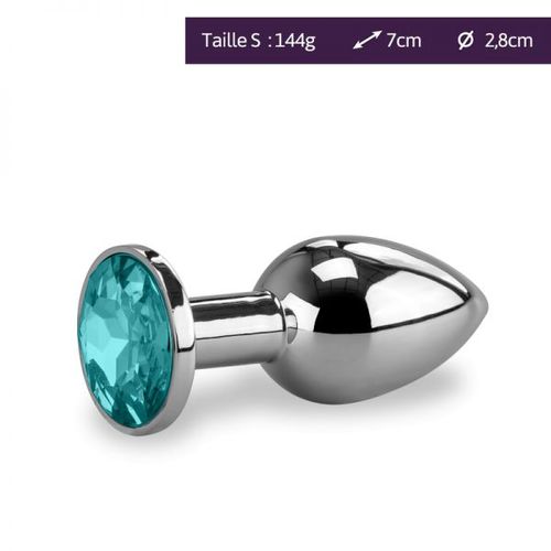 Plug Métal Bijou Anal Rosebud M - 9 Coloris