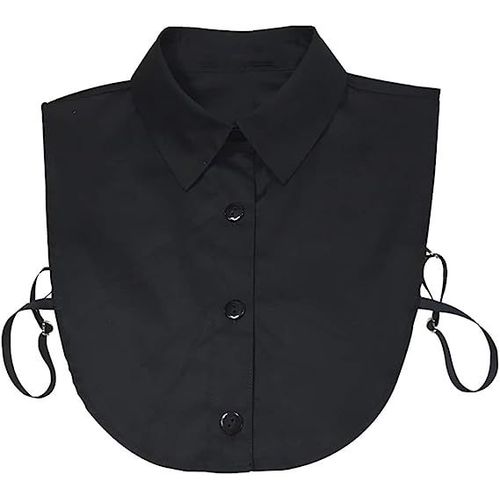Faux Col Noir, Col Amovible, Chemise, Chemise Mi-Longue, Faux Col, Taille Unique Préférée Des Femmes Et Des Filles Pour 145 Kg