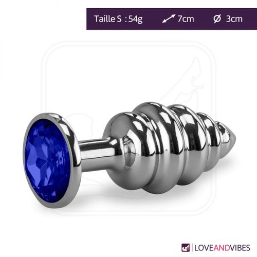 Bijou Anal Rosebud Torsadé S - 8 Coloris