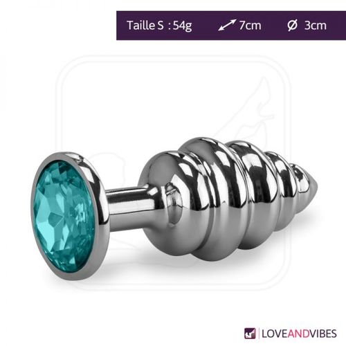 Bijou Anal Rosebud Torsadé S - 8 Coloris