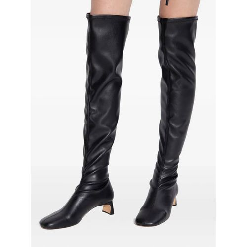 Odissì Cuissardes À Talon Épais 50 Mm - Noir