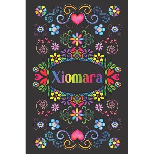 Regalo Personalizado Para Xiomara: Hermoso Diario Forrado Con El Nombre De Xiomara