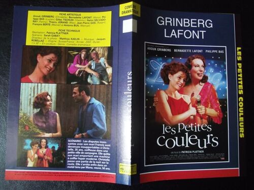 Jaquette Du Film.Les Petites Couleurs(2002).Réalisation.Patricia Plattner Avec Anouk Grinberg Bernadette Lafont Philippe Bas Gilles Tschudi Nalini Selvadoray