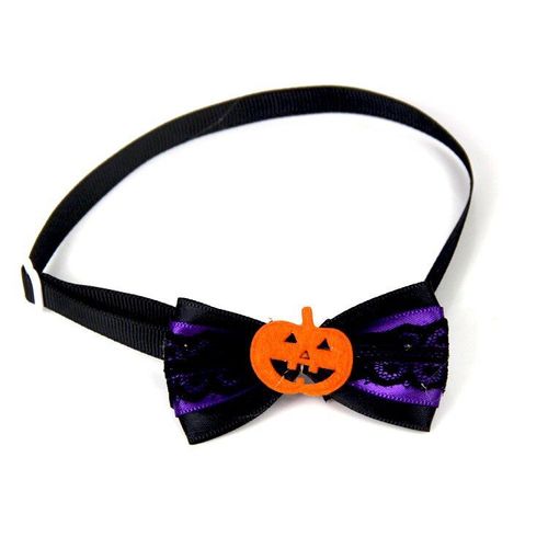 Noeud Papillon Réglable Pour Chien Et Chat, Collier Pour Animal De Compagnie, Pour Halloween, Cosplay, Citrouille, Fantôme, Sorcière, Accessoires Décoratifs