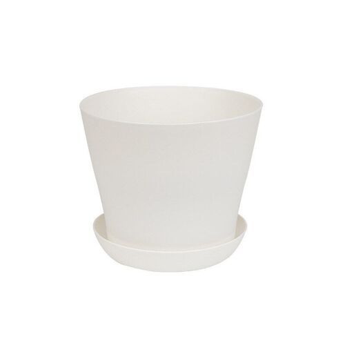 Mini Pot De Fleurs Coloré Et Durable, 1 Pièce, Décoration De Jardin De Maison Avec Plateau De Soucoupe, Trous De Drainage, Jardinière De Bureau
