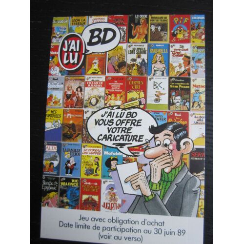 Carte : J´Ai Lu Bd, 1989