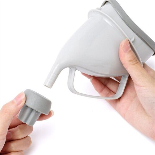 Urinoir Portable D'extérieur En Voiture Pour Adulte, Pot Unisexe, Entonnoir Pipi, Toilettes Pour Homme Et Femme 