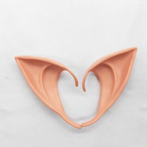 Oreilles De Cosplay En Latex Souple 12cm, Accessoires Mignons, Oreilles De Fée, D'Ange, De Fée, Pour Mascarade, Costumes De Fête D'Halloween, Maquillage, 1 Paire