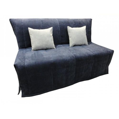 Canapé Bz Convertible Flo Bleu 140*200cm Matelas Confort Bultex