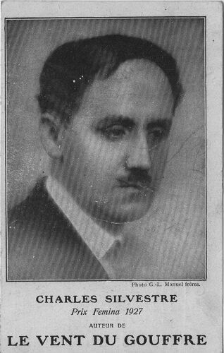 Photo De Charles Silvestre Pour Son Livre Le Vent Du Gouffre