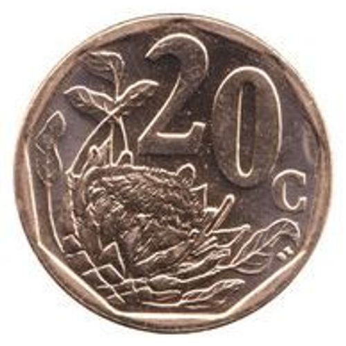 Pièce 20 Cents Afrique Du Sud - 2000