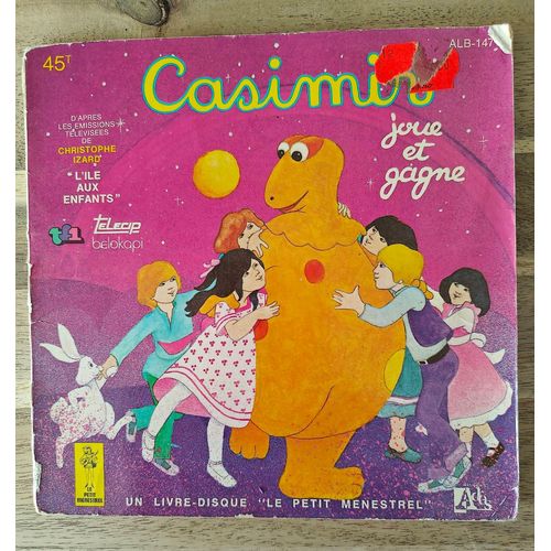 Vinyle 45t Casimir – Joue Et Gagne – Livre-Disque Le Petit Ménestrel