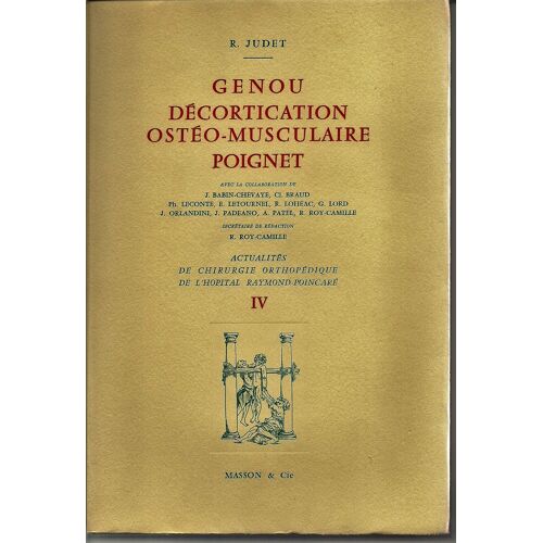 Genou-Decortication Osteomusculaire-Poignet