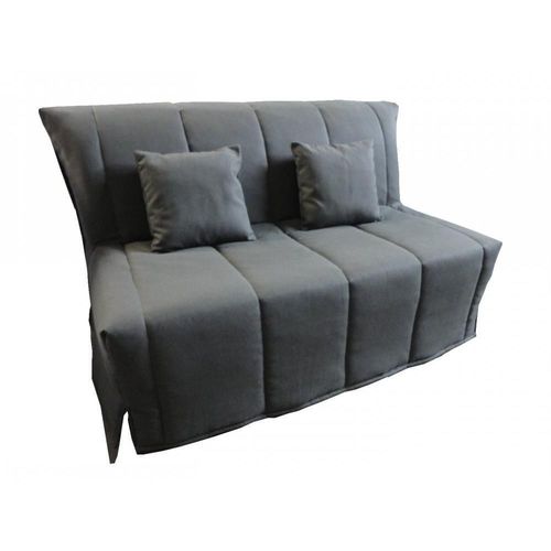 Canapé Bz Convertible Flo Gris Graphite 140*200cm Matelas Confort Bultex