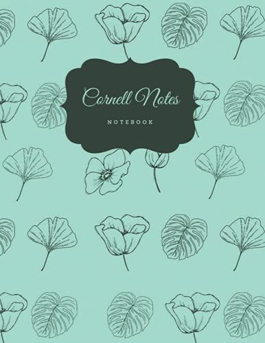 Cornell Notes Notebook: Cornell Note Taking System, College Students,University Students, High School Students,Cornell Notetaking, Mid School ... 8,5x11 Collage Red, Notebook Numbered Pages