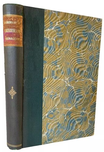Vincent Ad. Et Mlle Bat. Chez Catherine Ménagère. Hachette 1914. [Livre Ancien, Relié]