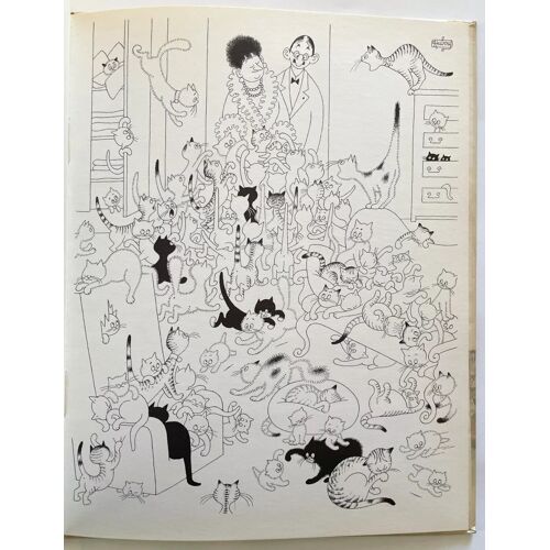 Mery (Docteur F.) | Entre Chats | 1962. Illustrations D'albert Dubout. [Livre Ancien, Illustré] Très Bon État.