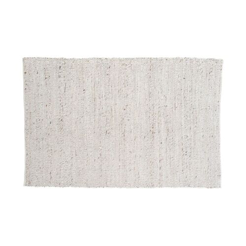 Tapis De Salon Couleur Beige En Laine