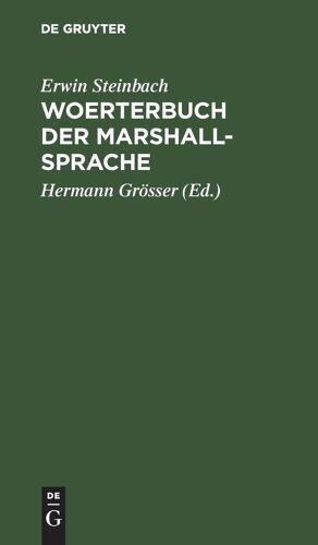 Woerterbuch Der Marshall-Sprache