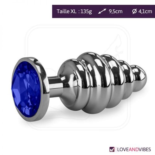 Bijou Anal Rosebud Torsadé L - 8 Coloris