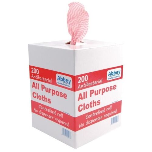 Jantex antibactériennes tout usage en tissu rouge