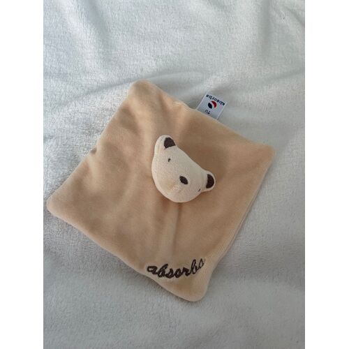 Peluche Doudou Ours Absorba Beige Et Marron 