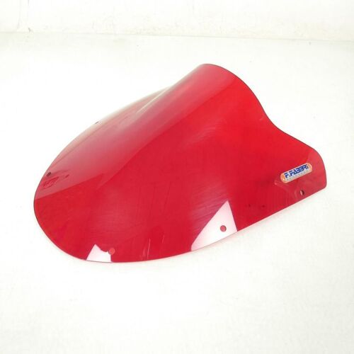 Bulle Saut De Vent Origine Pour Moto Yamaha Fzs Fazer 1998 H114mm Rouge Neuf