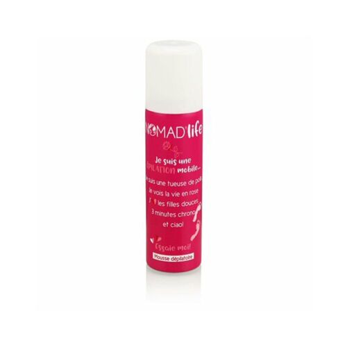 Nomad'life - Mousse Dépilatoire Essaie Moi - Rose - 
