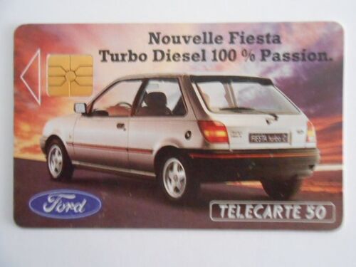 Telecarte 50 - Nouvelle Fiesta - Turbo Diesel 100 % Passion - 50 Unités  07/91