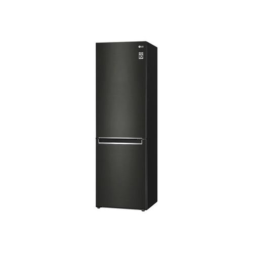 Réfrigérateur-congélateur LG GBB61BLJEN - congélateur bas - 59.5x68.2x186 cm (lxpxh) - 341 litres - classe E - Noir brillant