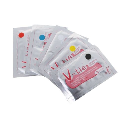 Attache En V En Silicone Liquide, 5 Couleurs, Outils De Bricolage Universels Colorés Numériques Pour L'extérieur Pour Réparer La Colle Sugru