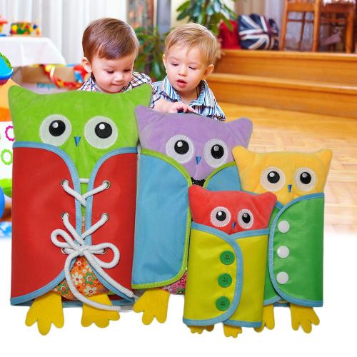Poupée En Peluche Hibou Pièces/Ensemble, Jouet Habillé, Développement Intellectuel, Ensemble D'Aide Pédagogique Éducative Précoce Pour La Maternelle
