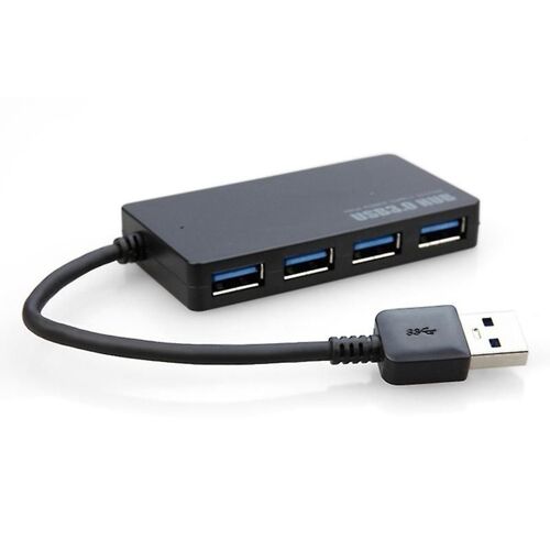 USB 3.0 Hub 4 ports Haute vitesse Slim Compact Répartiteur d'extension