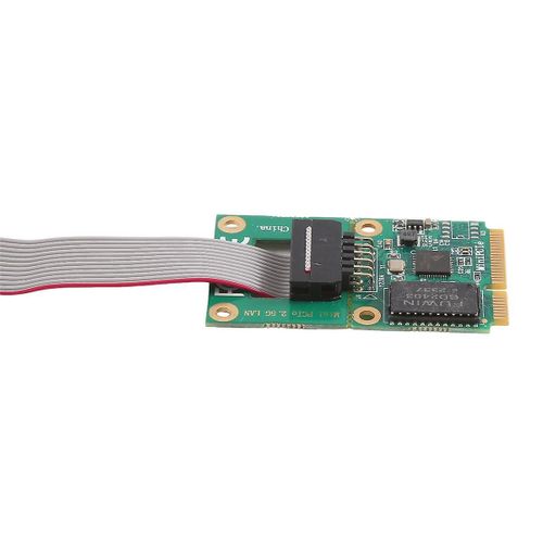 Carte réseau Mini PCIe 2.5G Ethernet Adaptateur réseau RJ45 Carte réseau Gigabit Carte contrôleur LAN Mini PCI-E 2500Mbps RJ45
