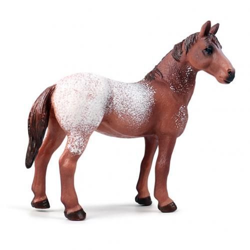 Figurine D'Animaux De Cheval De Stallion, Simulation D'Apaloosan, Jouet Artisanal Éducatif Pour Enfants, Nouveau